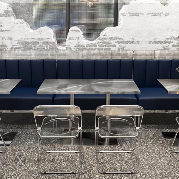 Großhandel B2B Restaurantmöbel aus Edelstahl für Restaurant Sofa